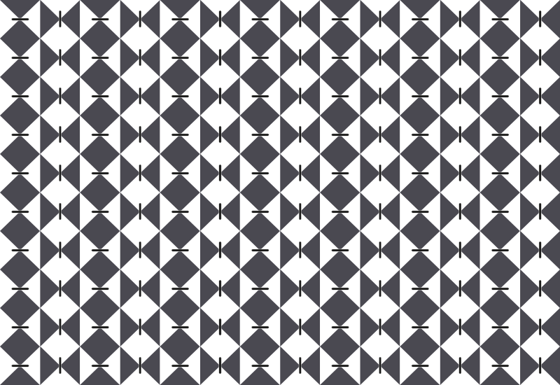 Moderni timanttikuvio geometrinen vinyylimatto - Tenstickers