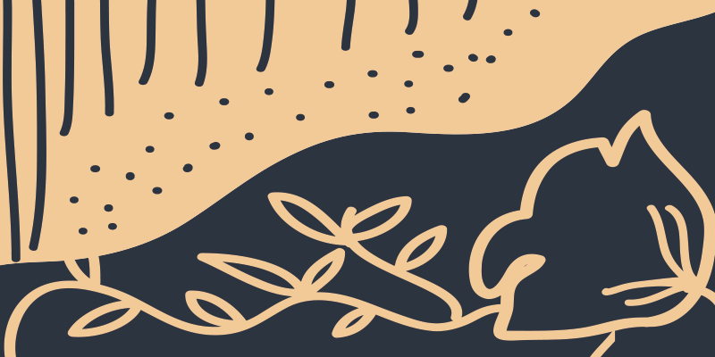 Beige lehtikuvio luonto vinyylimatto - Tenstickers