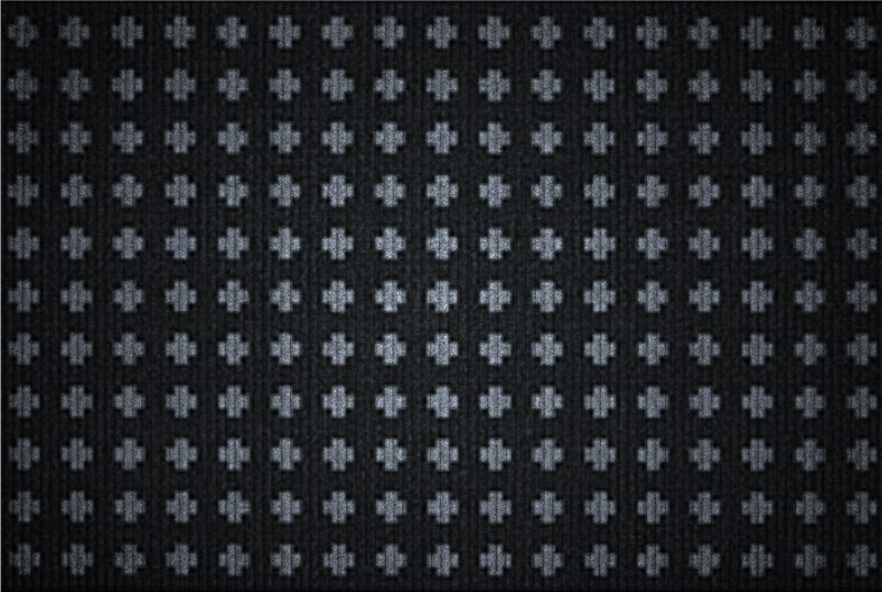 Leikkaava ristijärjestely minimalistinen vinyylimatto - Tenstickers