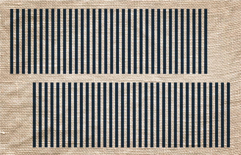 Beige raidallinen kuvio olohuoneen vinyylimatto - Tenstickers