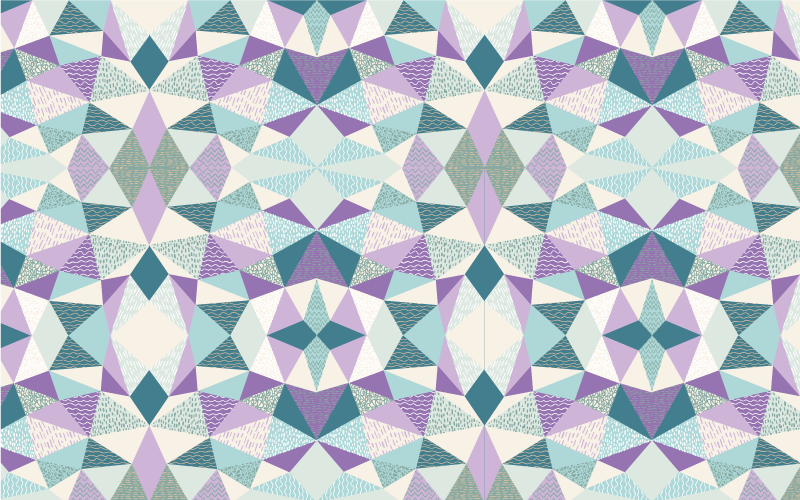 Värikäs geometria geometrinen vinyylimatto - Tenstickers