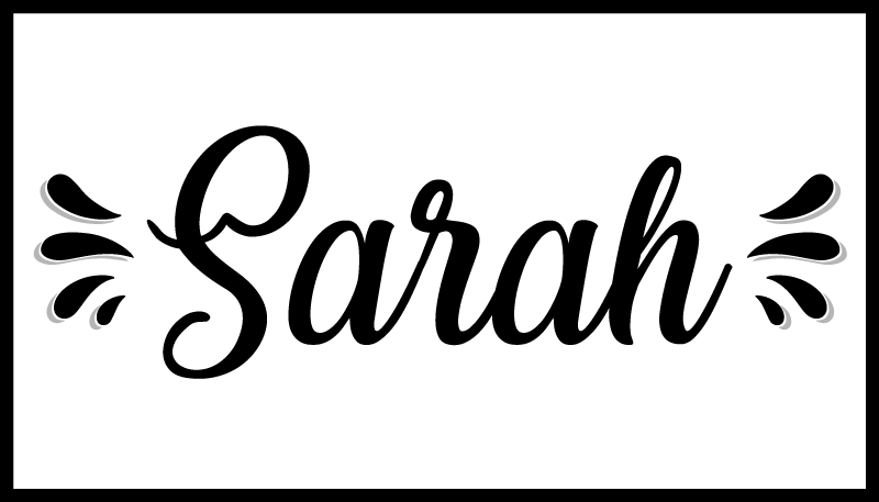 Mustavalkoinen olohuoneen vinyylimatto - Tenstickers