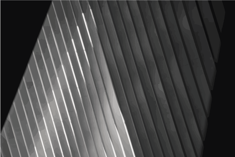 Sileä raidallinen pinta puu vinyylimatto - Tenstickers