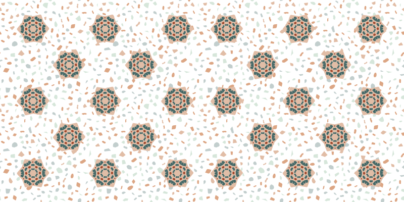 Terrazzo kukilla Tekstuuri vinyylimatto - Tenstickers