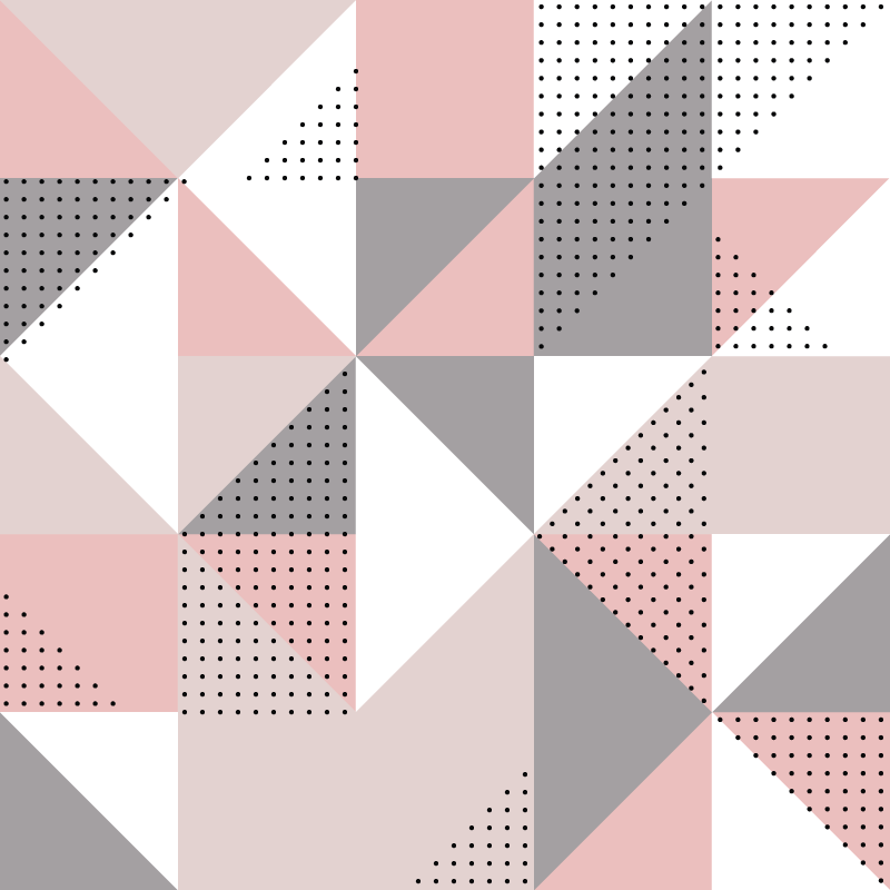 Kolmionmuotoiset värisegmentit geometrinen vinyylimatto - Tenstickers