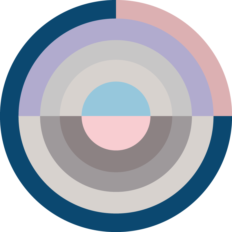Sininen pohjoismainen tikkataulu skandinaavinen vinyylimatto - Tenstickers