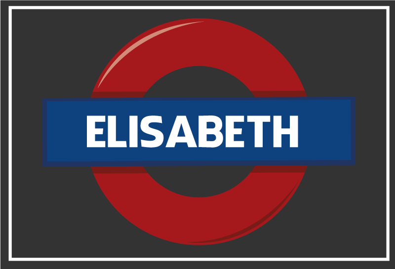 Maanalainen kyltti nimi vinyylimatto - Tenstickers