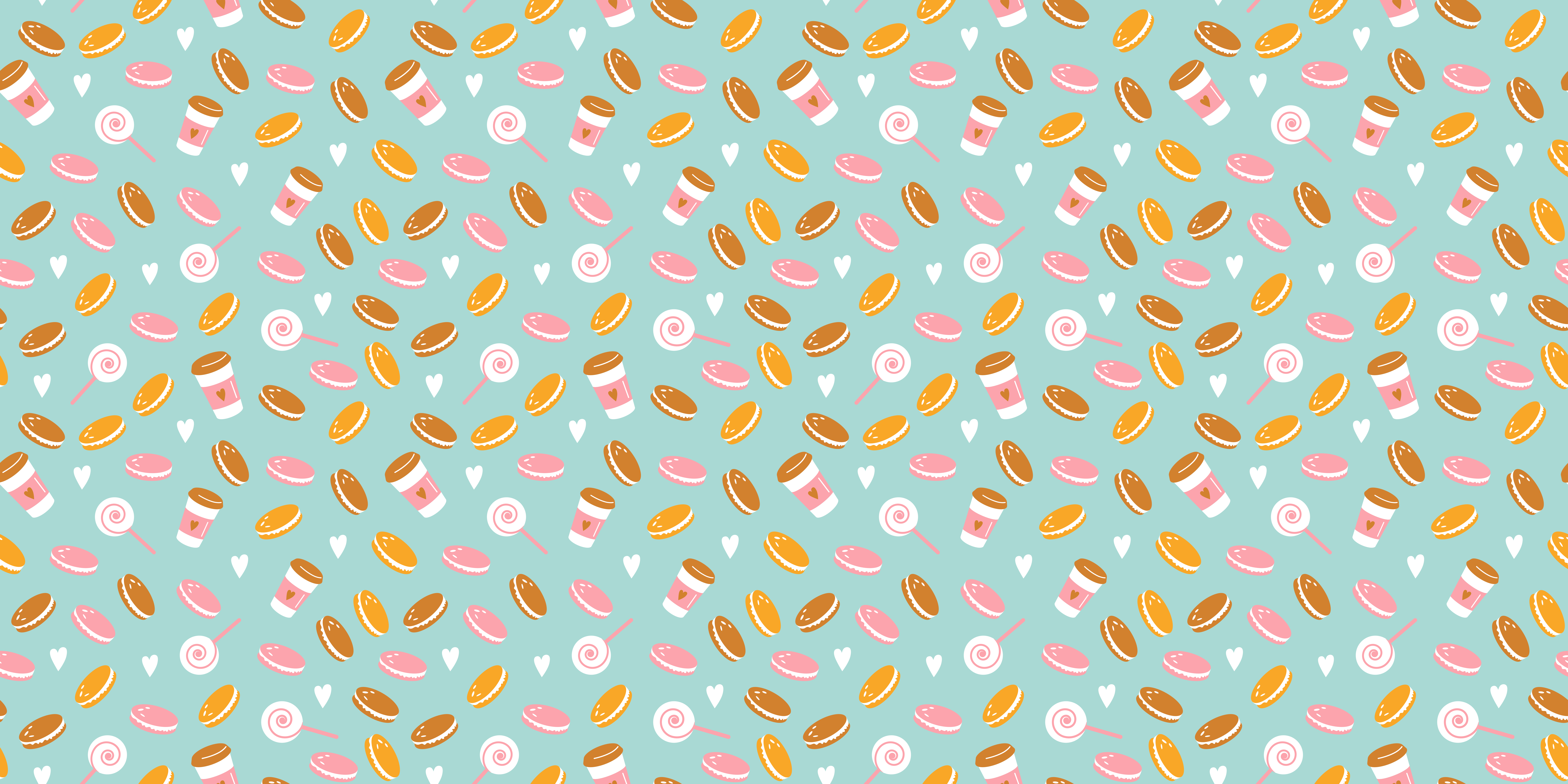 Herkullisten herkkujen kokoelma vinyylimatto - Tenstickers