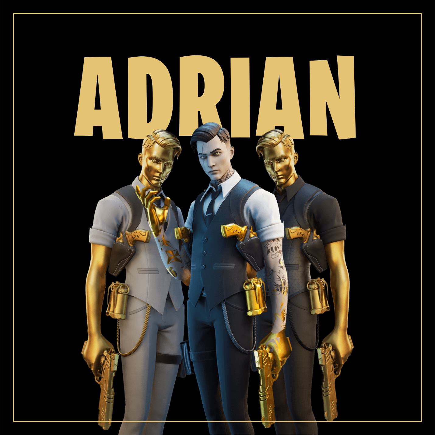 Mukautetut trio-hahmot teinin vinyylimatto - Tenstickers