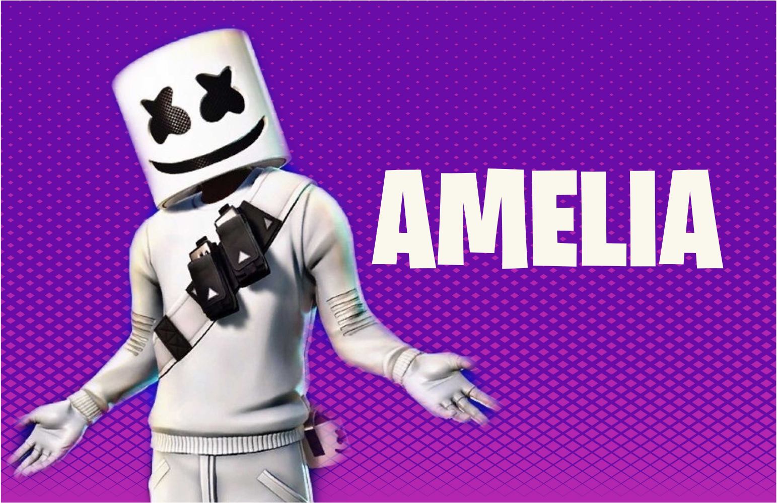 Dj-hahmo nimellä teinin vinyylimatto - Tenstickers