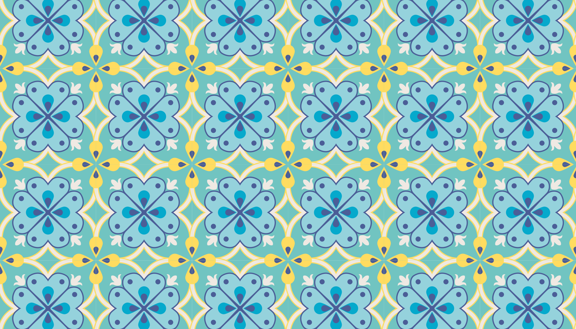 Värikäs kuvio laatta vinyylimatto - Tenstickers