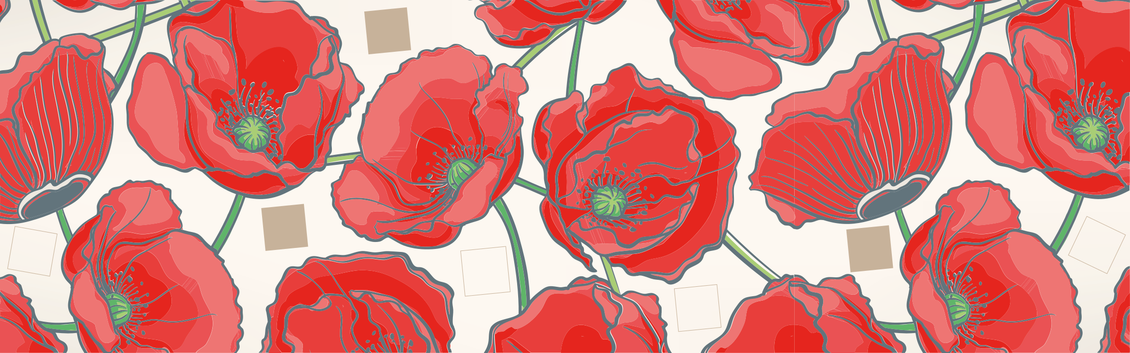 Karmaiseva kukka vinyylimatto - Tenstickers