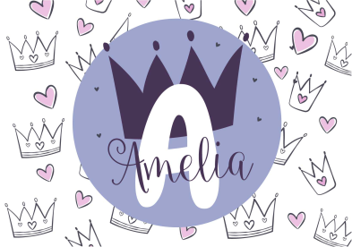 Henkilökohtainen kruununpainatus vinyylimatto - Tenstickers