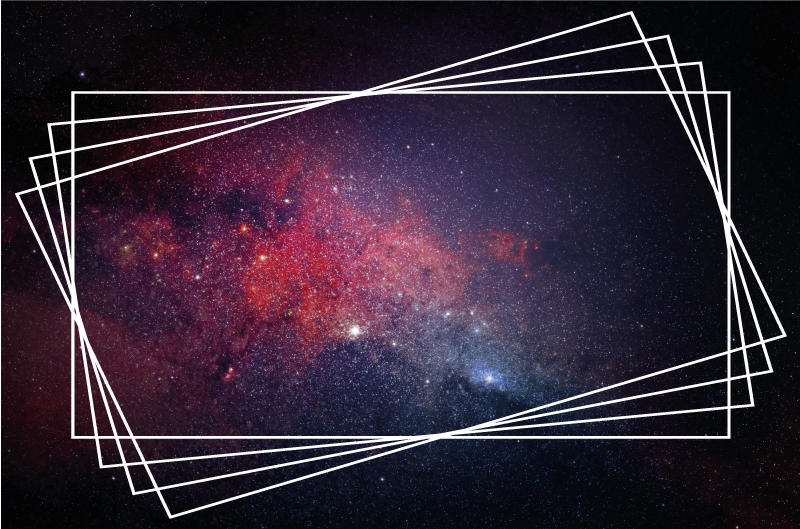 Kosmisten sumujen kuviot moderni vinyylimatto - Tenstickers