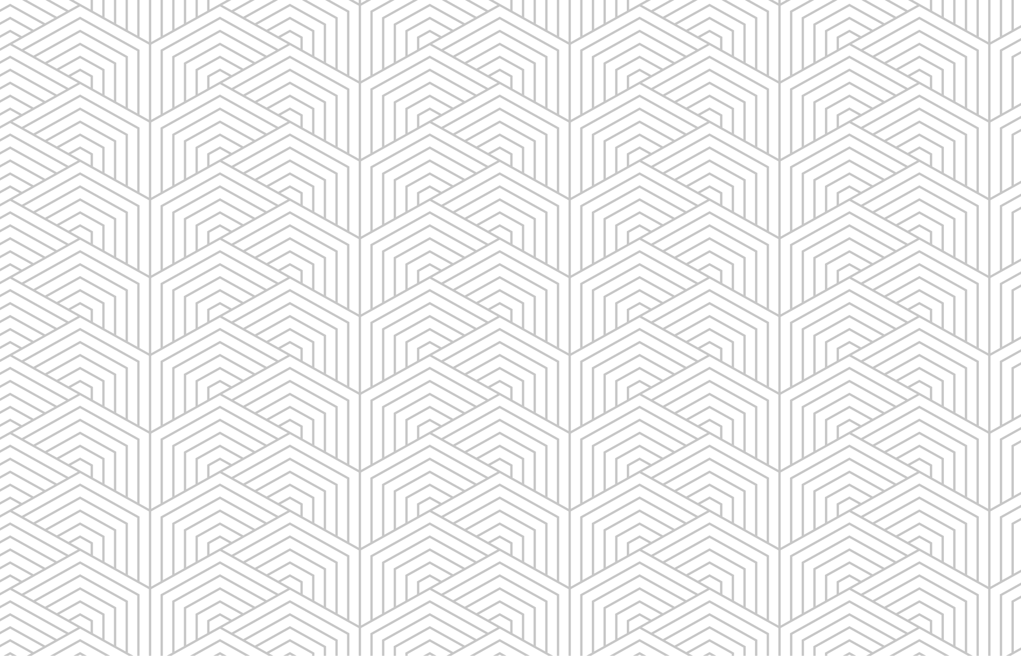 Harmaa kuusikulmiokuvio geometrinen vinyylimatto - Tenstickers