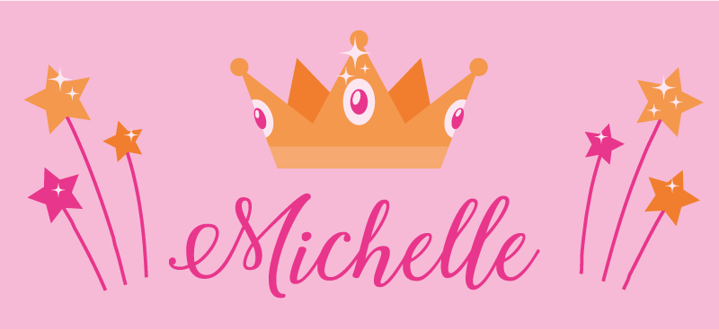 Sauvat ja kruunu nimellä vinyylimatto - Tenstickers