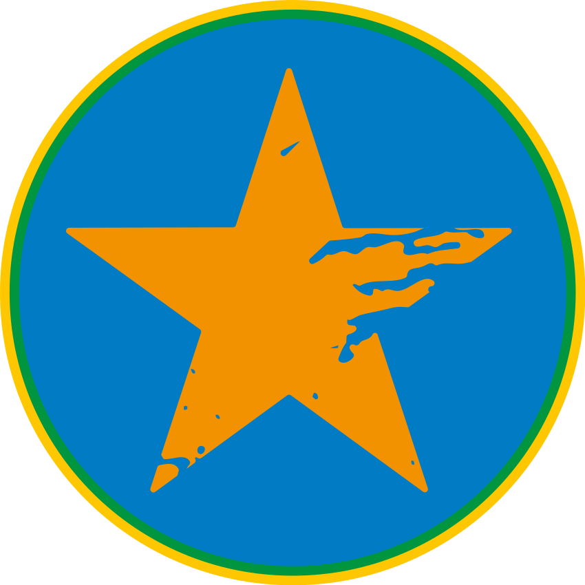 Sinisen tähden aksentti vinyylimatto - Tenstickers