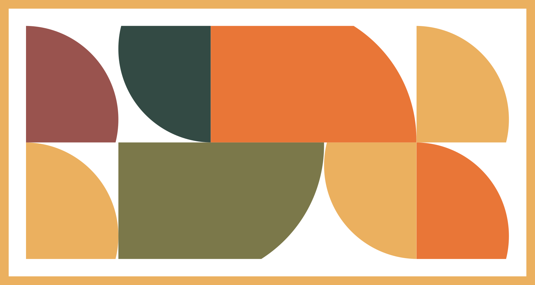 Eloisia geometrisia kuvioita moderni vinyylimatto - Tenstickers