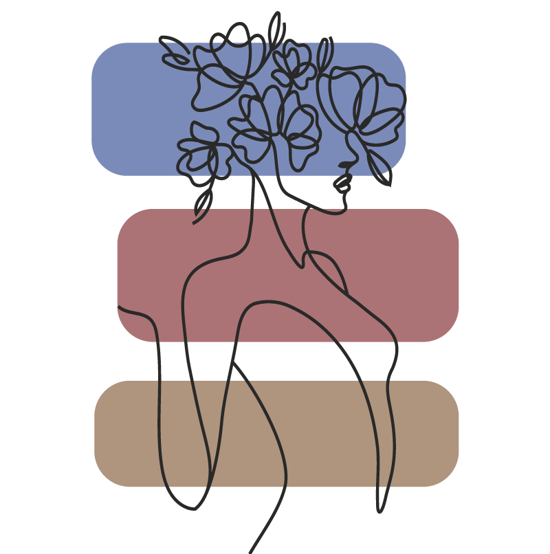 Mukava nainen kukka hattu kukka vinyylimatto - Tenstickers