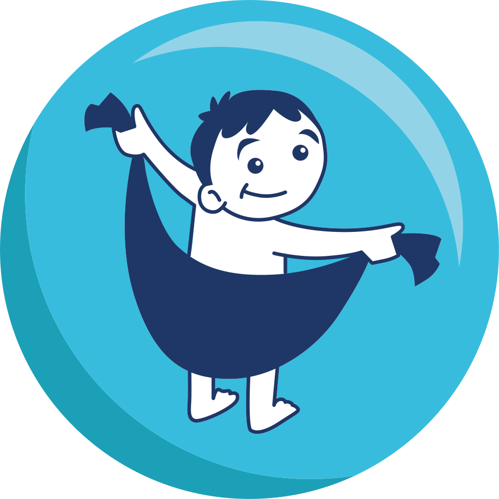 Iloinen lasten leikki vinyylimatto - Tenstickers