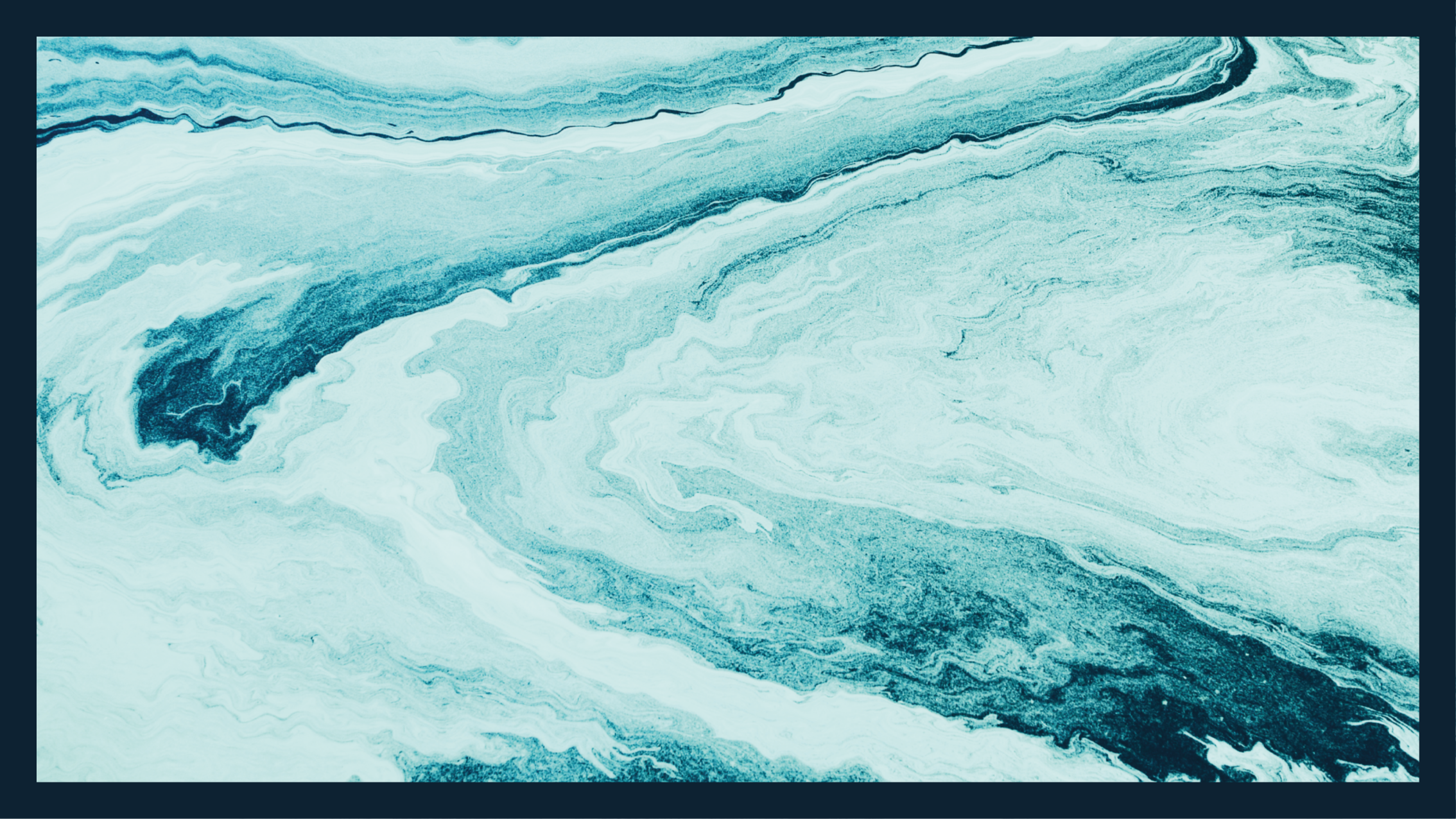 Pyörteilevä turkoosi kuvio olohuoneen vinyylimatto - Tenstickers