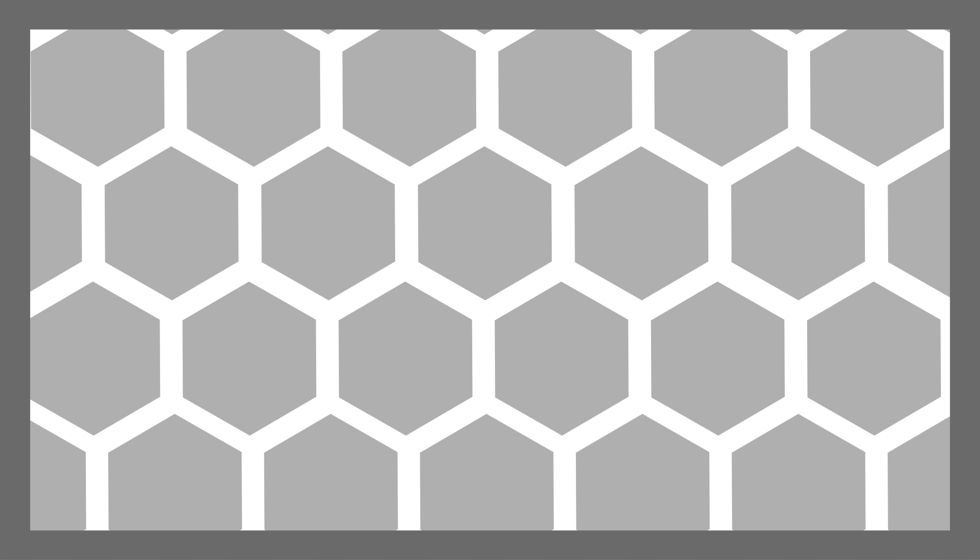 Kuusikulmainen kokoonpano geometrinen vinyylimatto - Tenstickers