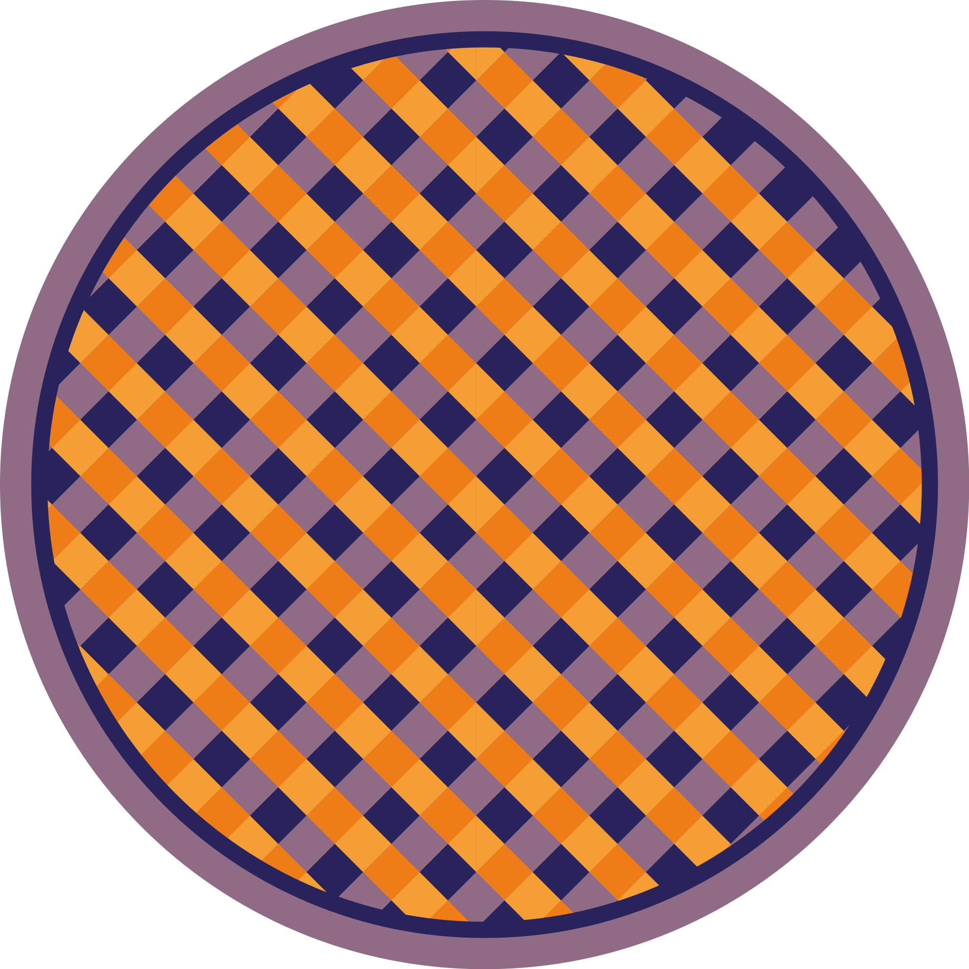 Rohkea ruutukuvio raidallinen vinyylimatto - Tenstickers