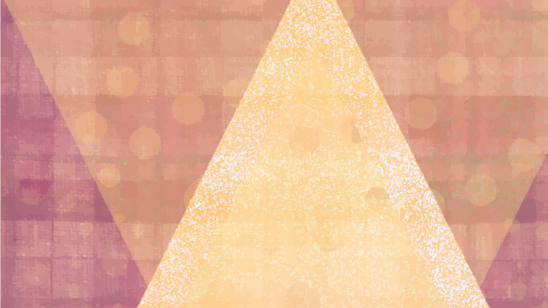 Kolmionmuotoinen värimaailma geometrinen vinyylimatto - Tenstickers