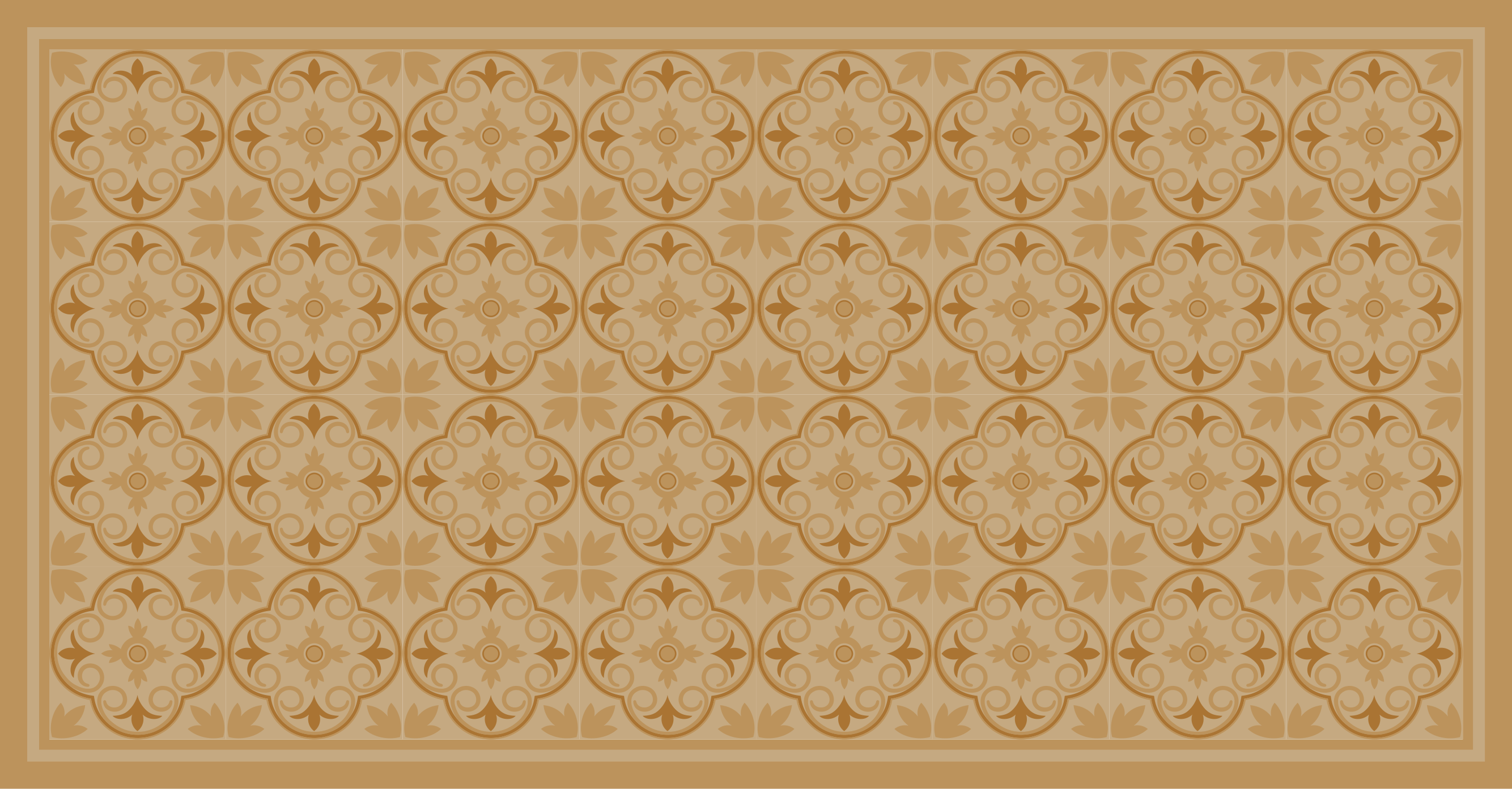 Geometrinen laatta-aihe olohuoneen vinyylimatto - Tenstickers