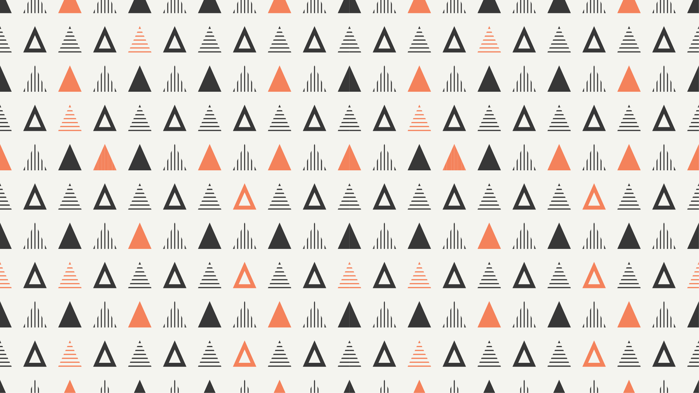 Retrooranssia ja mustaa kuvaa vinyylimatto minimalistinen - Tenstickers