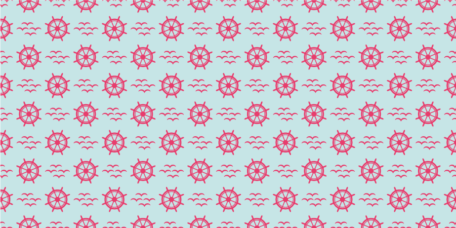 Meripeninkulman ohjauspyörät vinyylimatto - Tenstickers