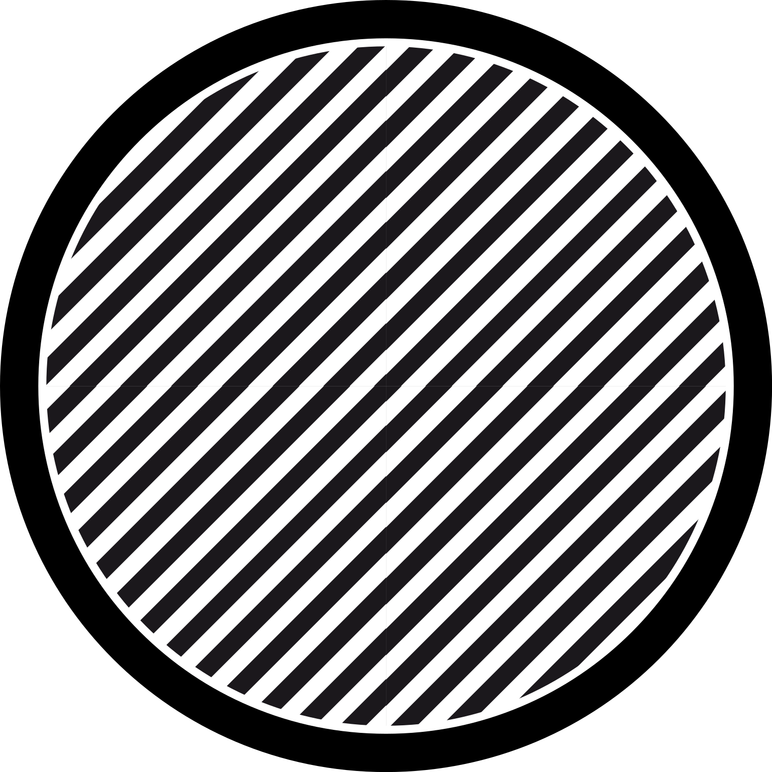 Yksiväriset raidat vinyylimatto - Tenstickers