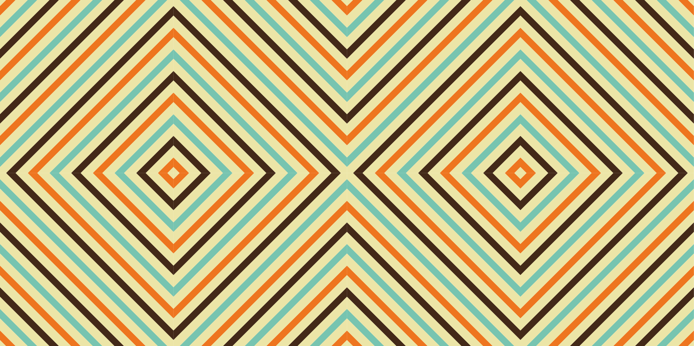 Timanttikuvioiset raidat geometrinen vinyylimatto - Tenstickers