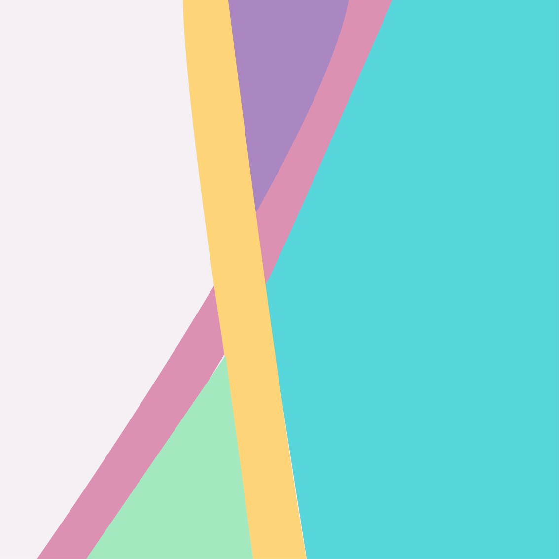 Värikkäät abstraktit kerrokset moderni vinyylimatto - Tenstickers