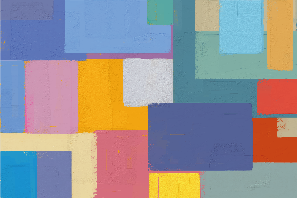 Eloisa lohkojärjestely geometrinen vinyylimatto - Tenstickers