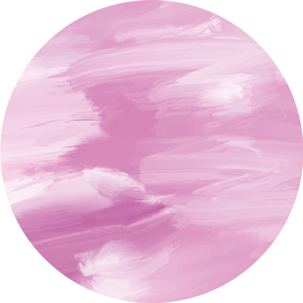 Pastelli violetti öljymaalaus pyöreä vinyylimatto - Tenstickers