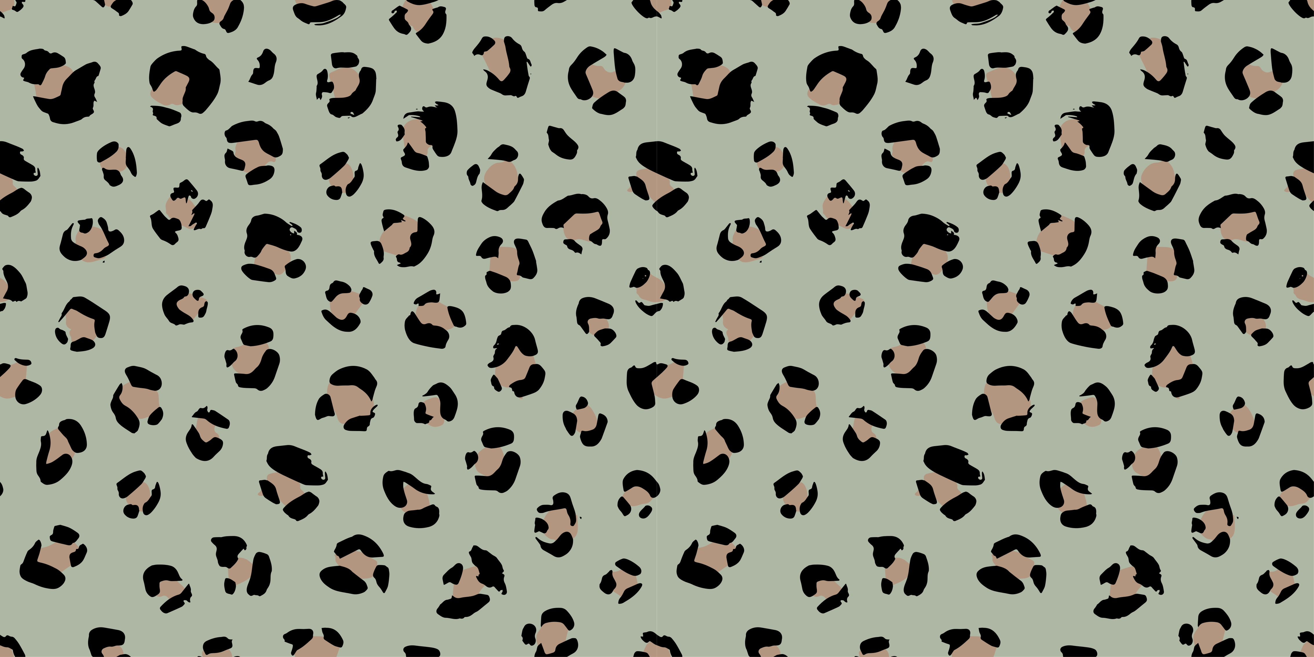 Leopardi-kuviointi esteettinen eläinvinyylimatto - Tenstickers