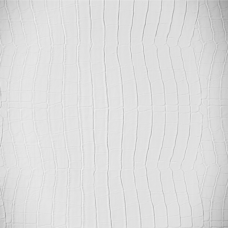 Valkoinen krokotiilinnahkatekstuuri vinyylimatto - Tenstickers