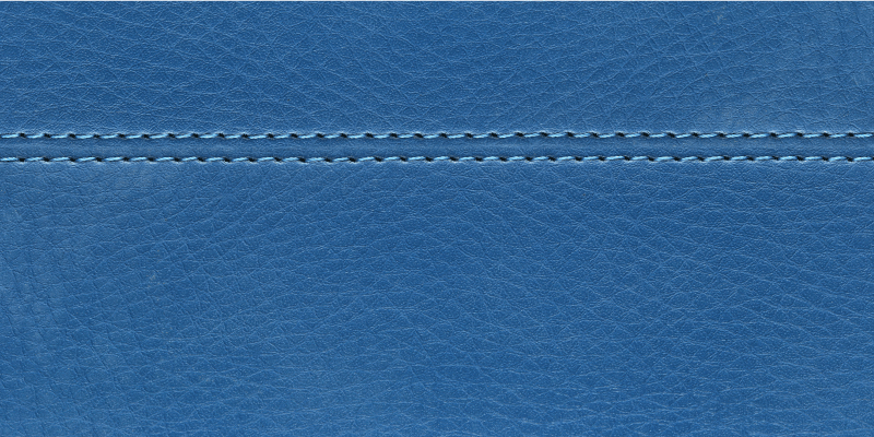 Siniset nahkaompeleet puu vinyylimatto - Tenstickers