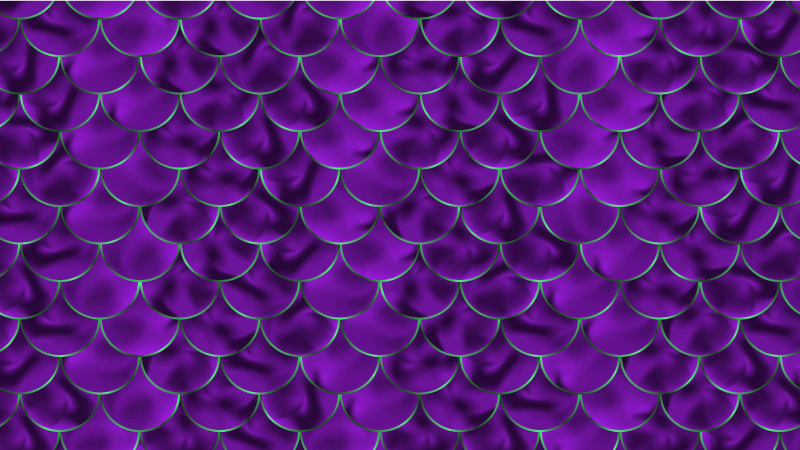 Purppurakuviot eläinvinyylimatto - Tenstickers