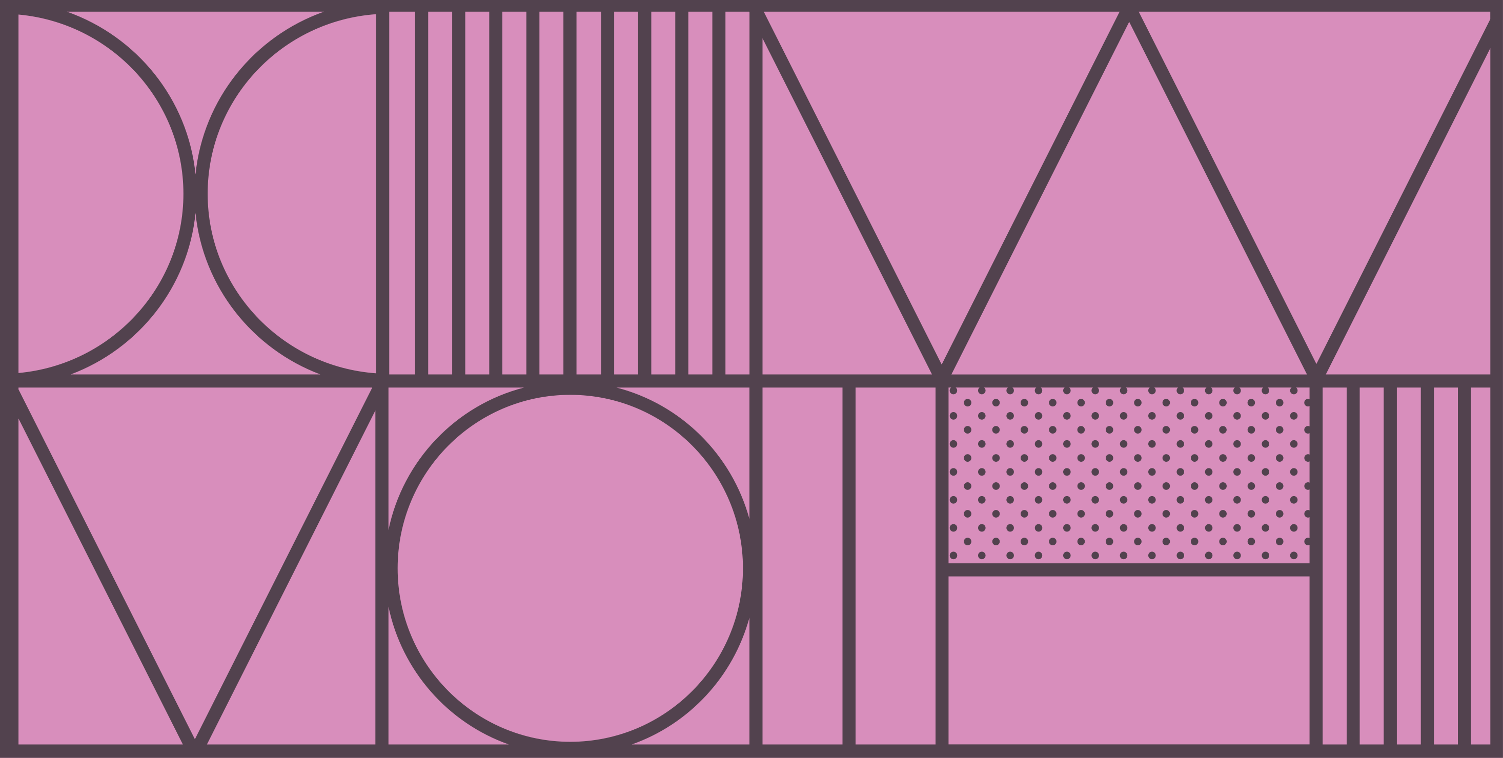 Geometriset muodot vinyylimatto - Tenstickers