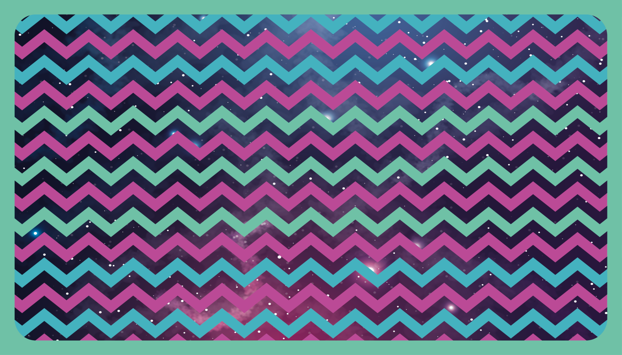 Zigzagkuvioinen geometrinen vinyylimatto - Tenstickers