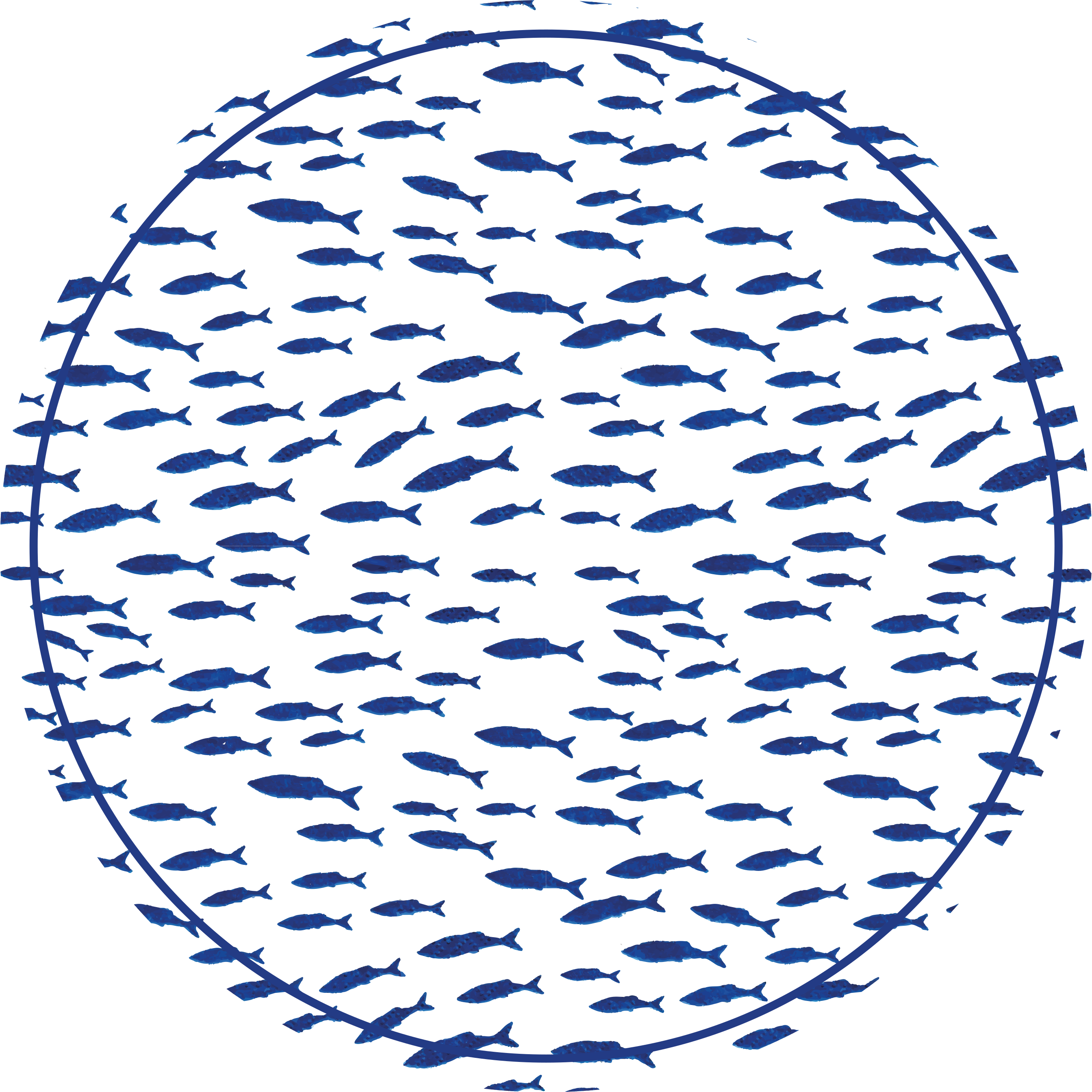 Kalaparvi eläin vinyylimatto - Tenstickers