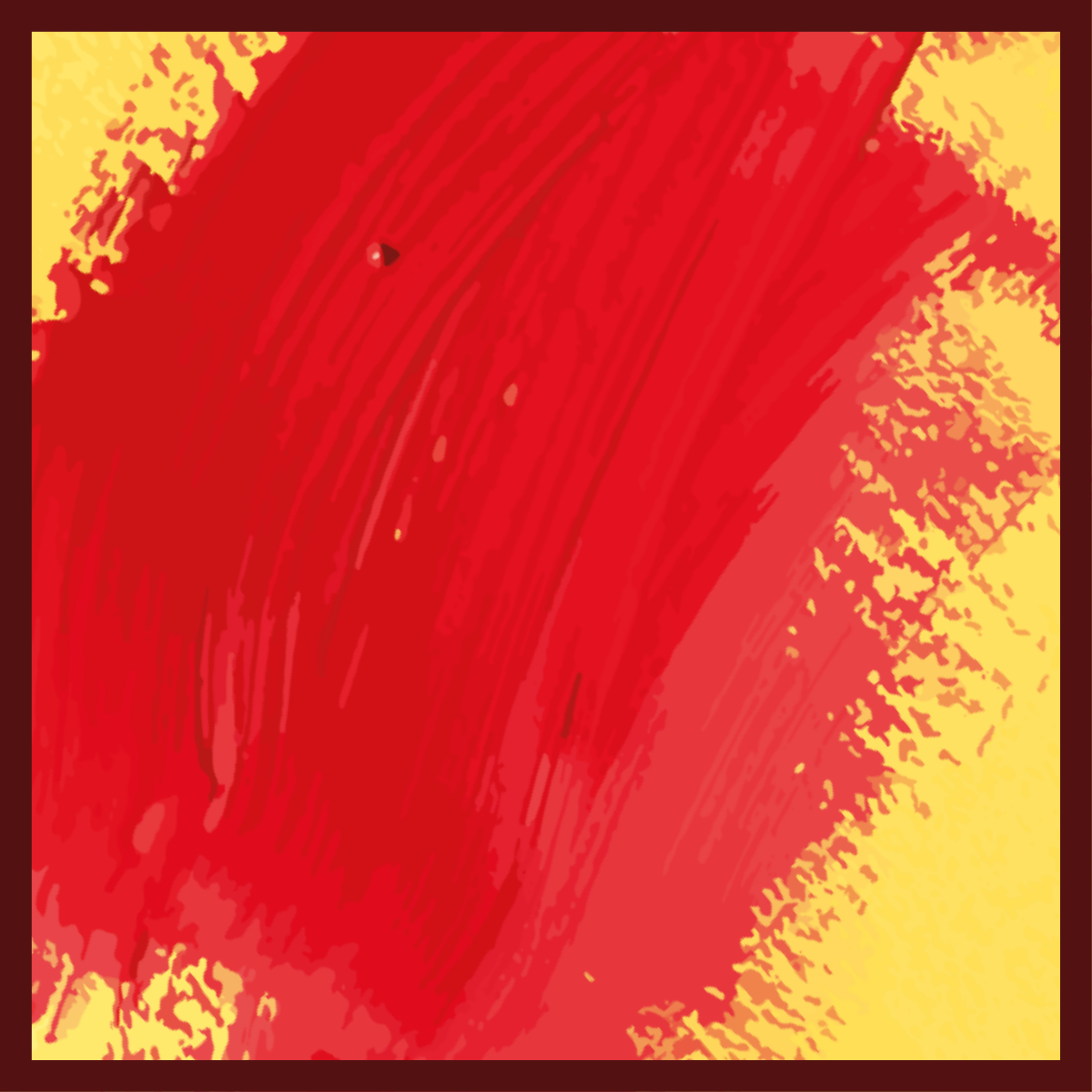 Eloisa väriroiske moderni vinyylimatto - Tenstickers