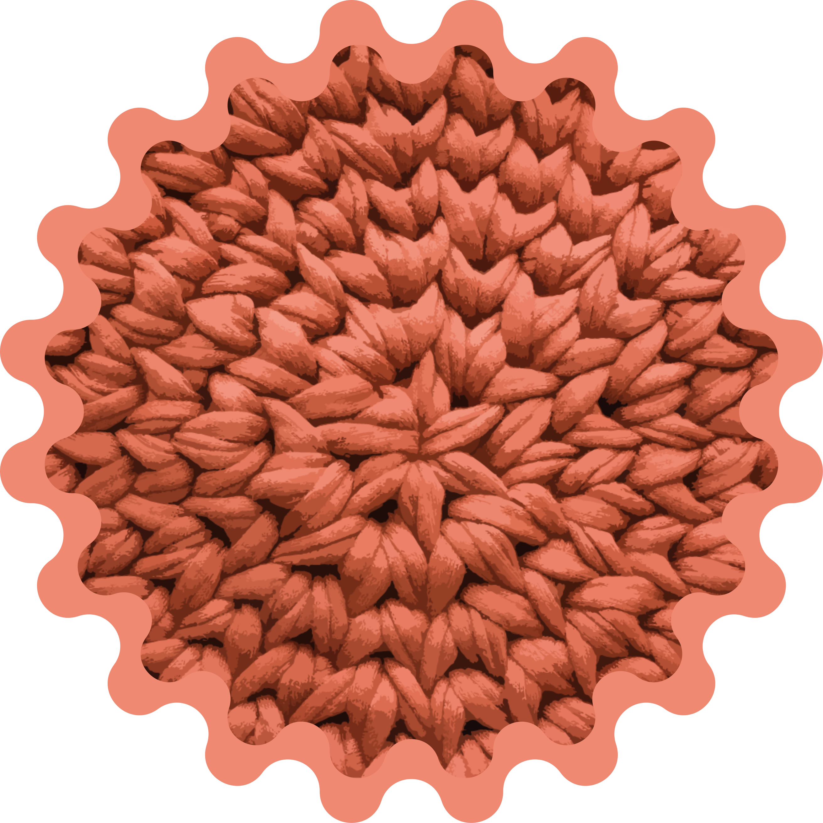 Lehtiaihe luonto vinyylimatto - Tenstickers