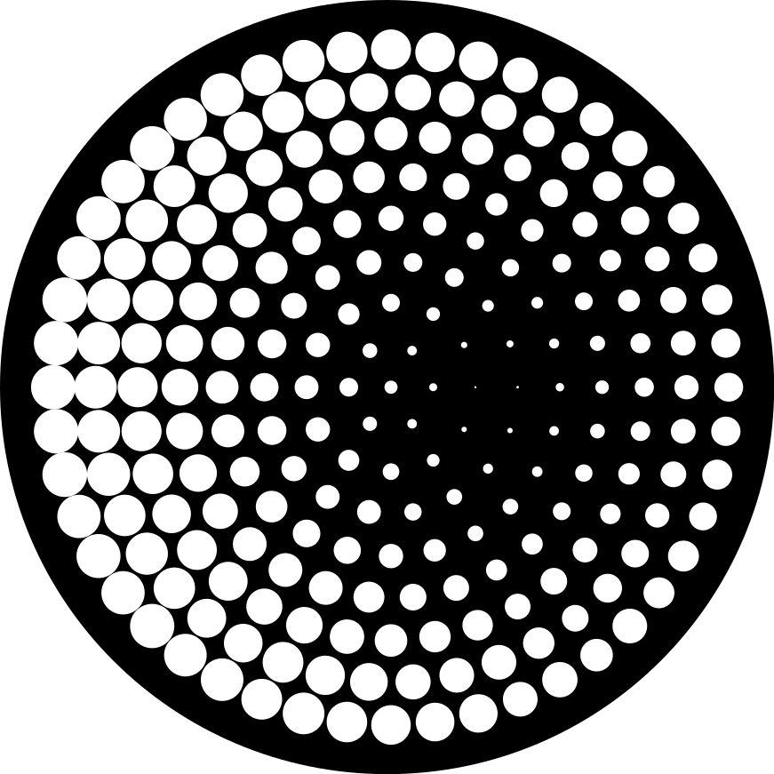 Pilkullinen kuvio geometrinen vinyylimatto - Tenstickers