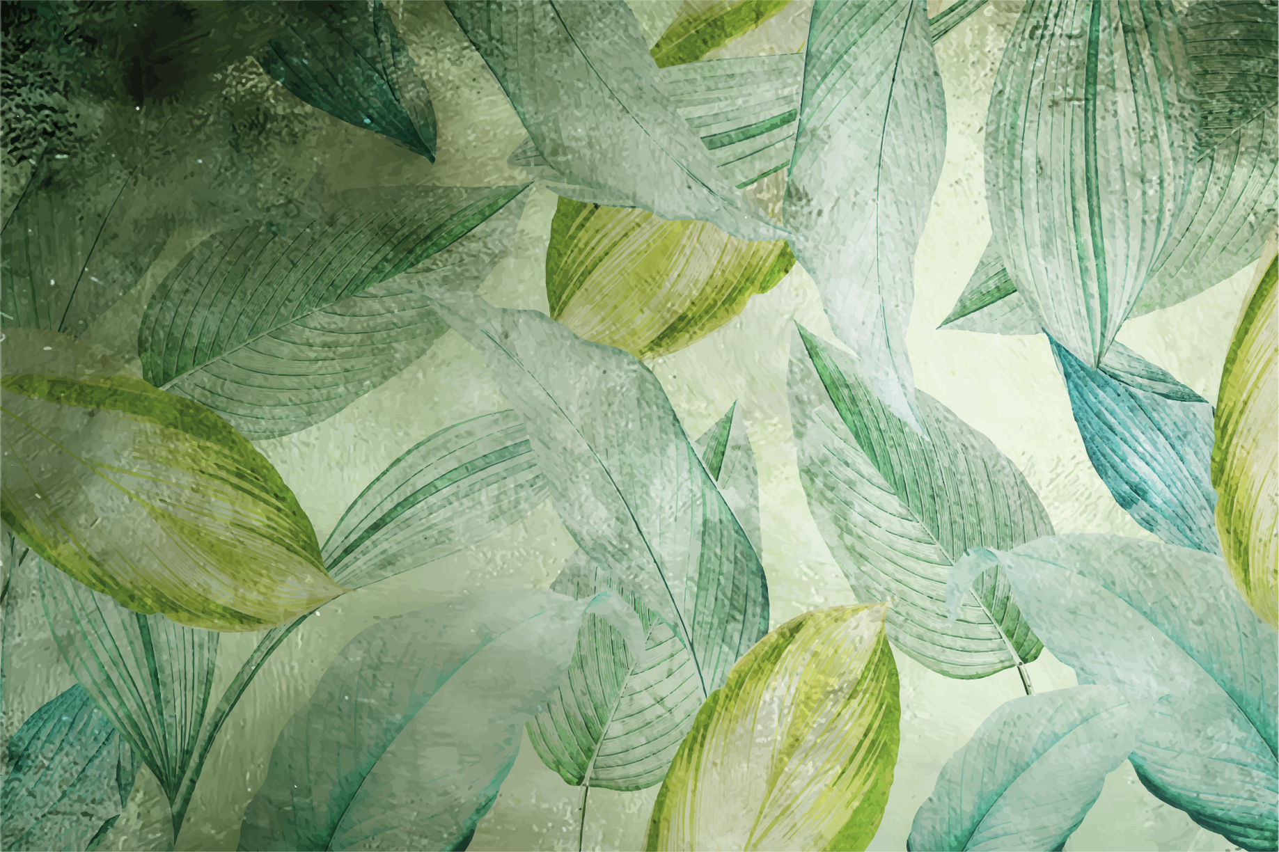 Eloisa vihreysaihe luonto vinyylimatto - Tenstickers