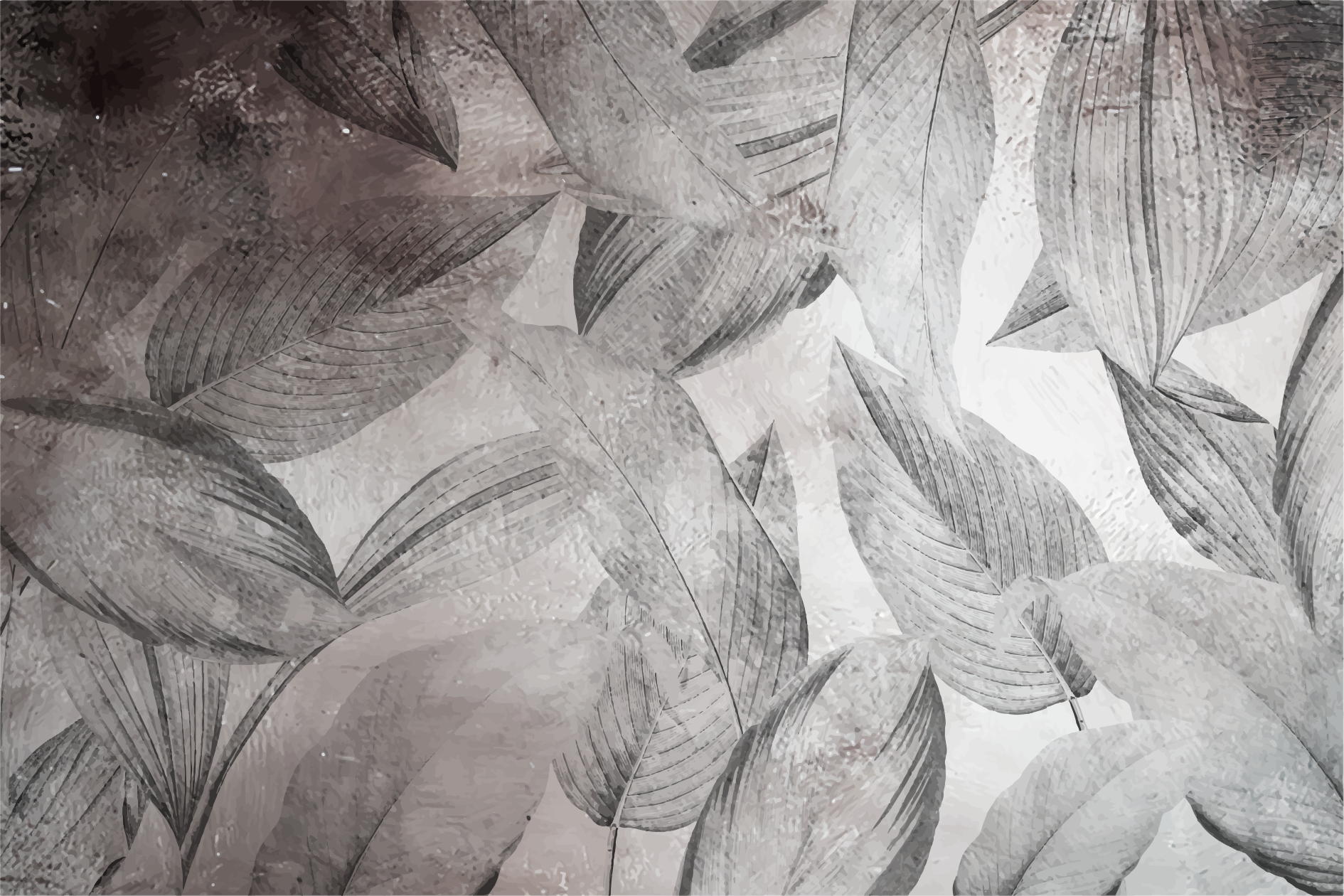 Lehtinen yksivärinen kuvio kukka vinyylimatto - Tenstickers