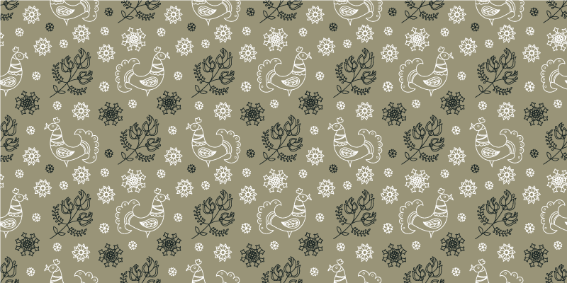 Viehättäviä eläinaiheisia kuvioita nimi vinyylimatto - Tenstickers