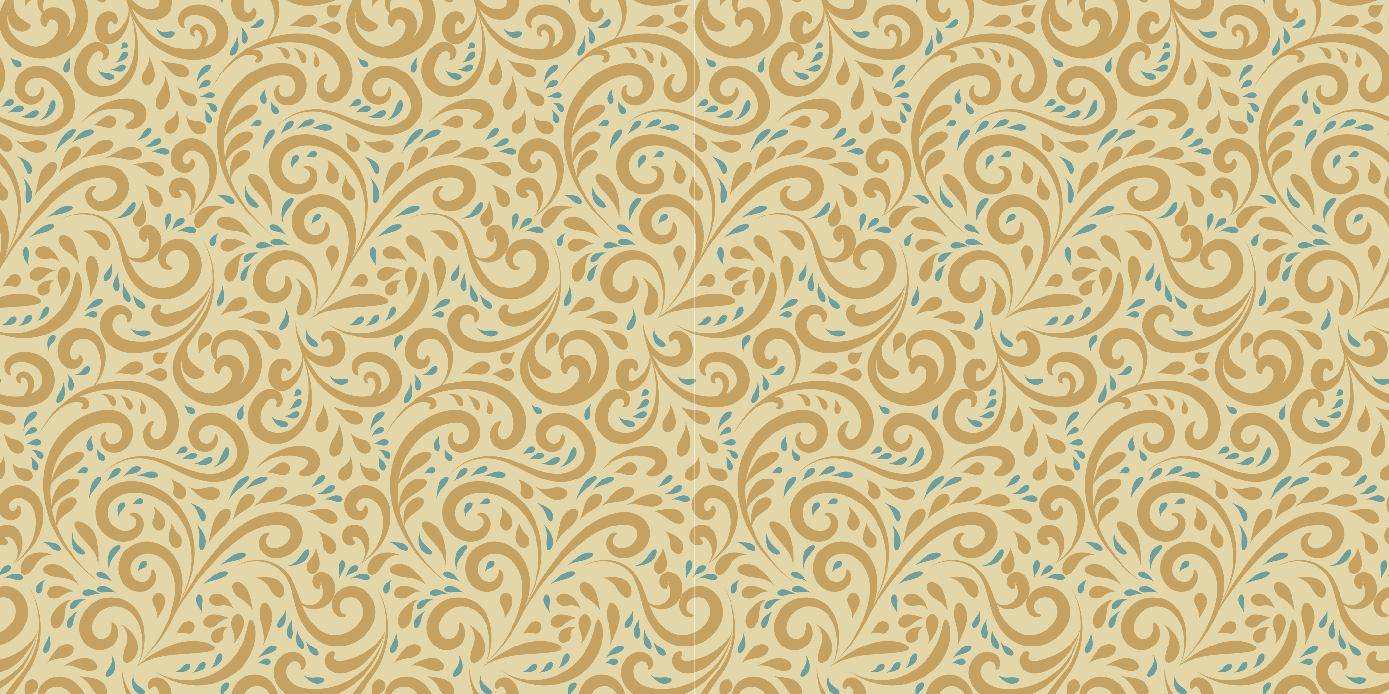 Kasvikuvioinen pyörre-elementti vinyylimatto - Tenstickers